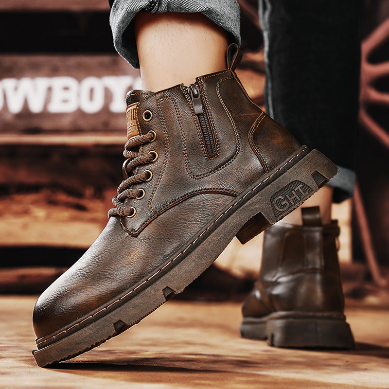 Martin Vintage Leather Casual Boots